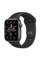 Apple Watch SE 40mm Space Gray Aluminum  Case with Black Sport Band -  GPS + Cellular - the1kw
