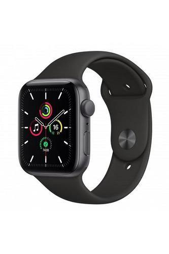 Apple Watch SE 40mm Space Gray Aluminum  Case with Black Sport Band -  GPS + Cellular - the1kw