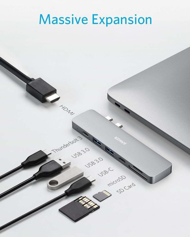 Anker PowerExpand Direct 7-in-2 USB-C PD Media Hub - Anker Kuwait