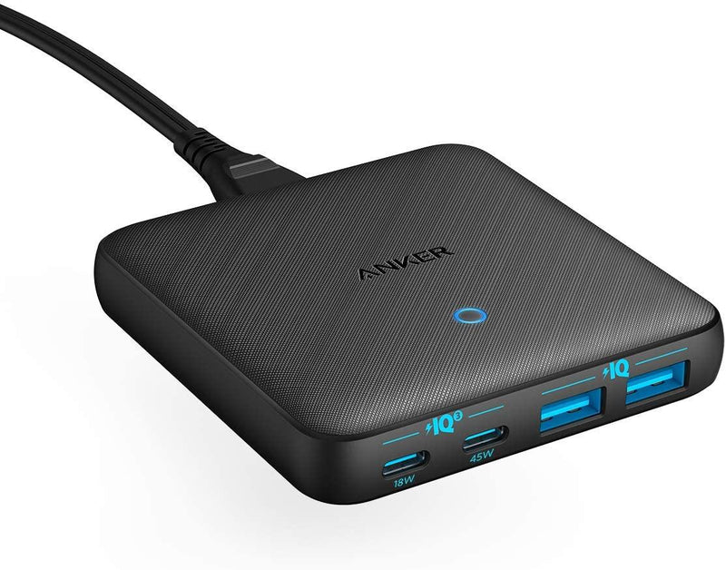 Anker PowerPort Atom III 63W Slim - Black Fabric - the1kw