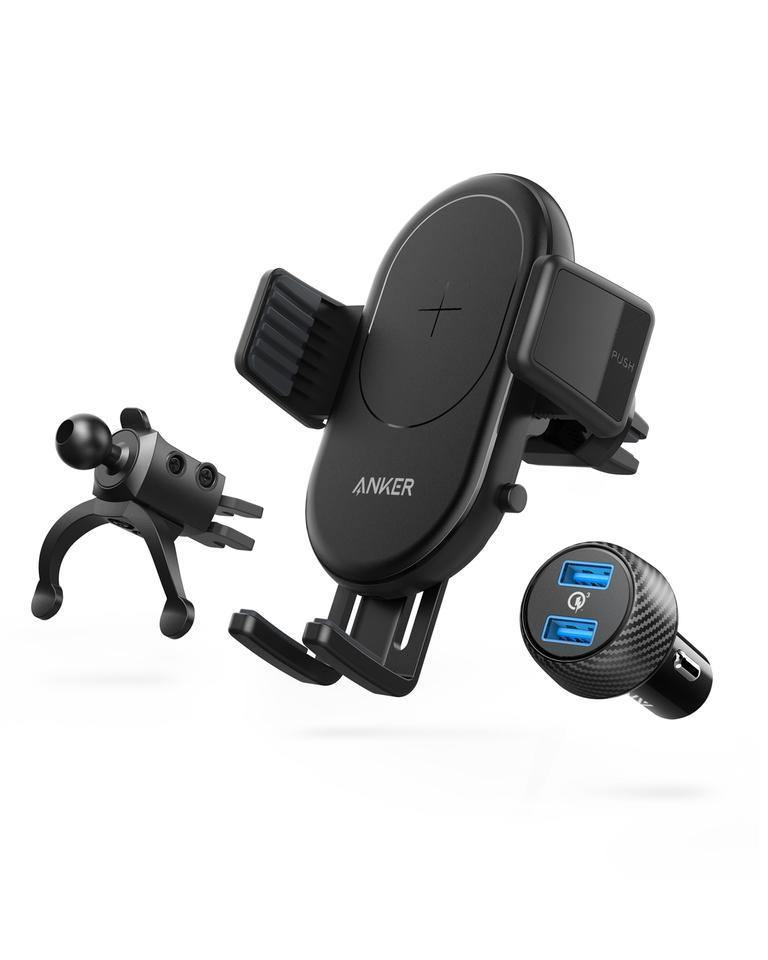 Anker PowerWave 7.5 Car Mount Wireless Charger -Black - the1kw