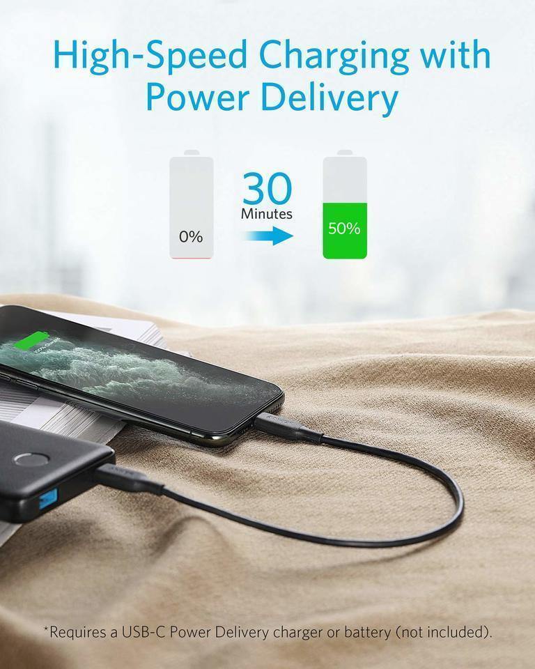 Anker PowerLine III USB-C to Lightning -Black - Anker Kuwait