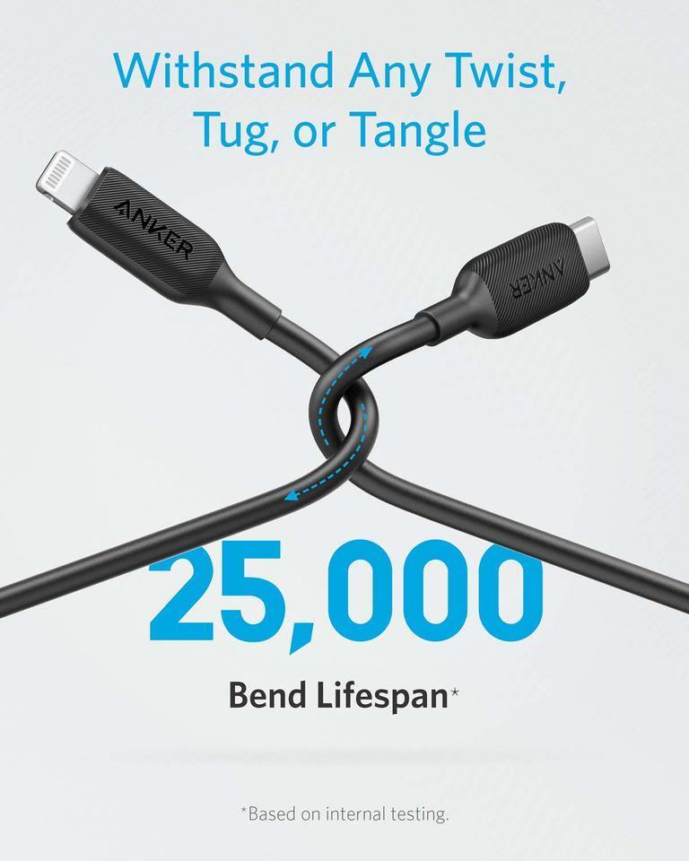 Anker PowerLine III USB-C to Lightning -Black - Anker Kuwait