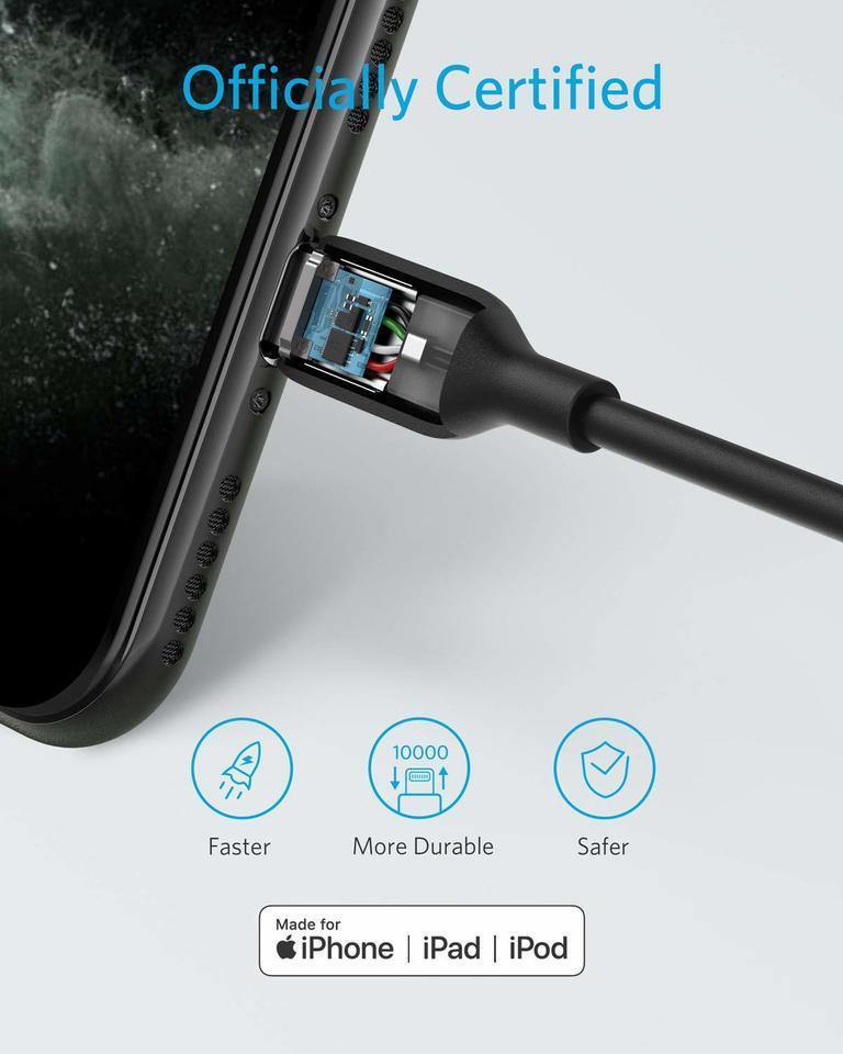 Anker PowerLine III USB-C to Lightning -Black - Anker Kuwait