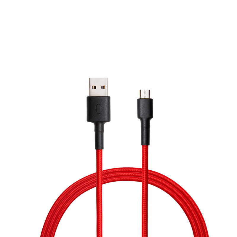 كابل شاومي مي مجدول USB-C بطول 100 سم (أحمر)