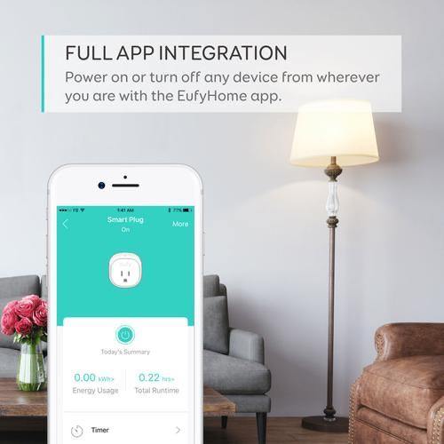 Eufy WiFi Smart Plug with Energy Monitoring - Anker Kuwait