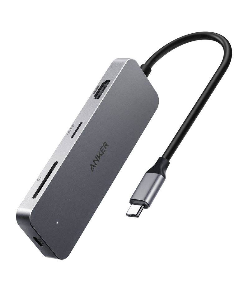 Anker Premium 7-in-1 USB-C Hub -Gray - Anker Kuwait