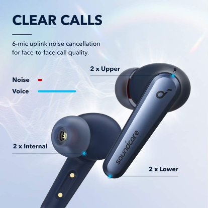 Anker Soundcore Liberty Air 2 Pro - أزرق