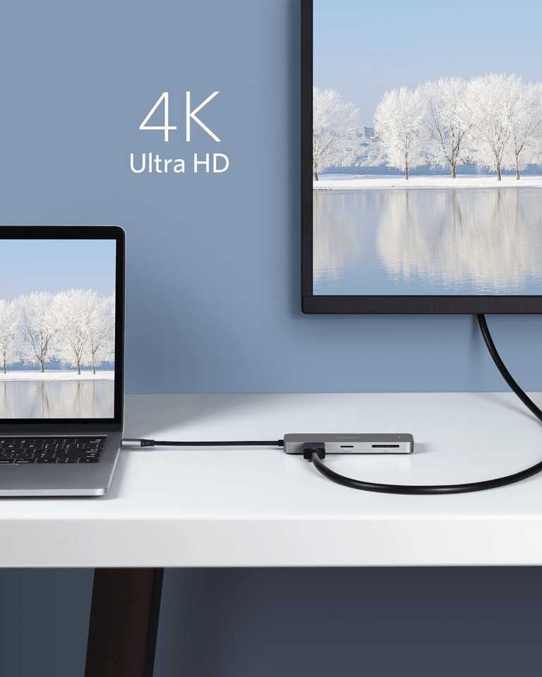 Anker Premium 7-in-1 USB-C Hub -Gray - Anker Kuwait