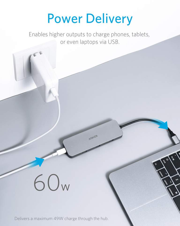 Anker Premium 7-in-1 USB-C Hub -Gray - Anker Kuwait