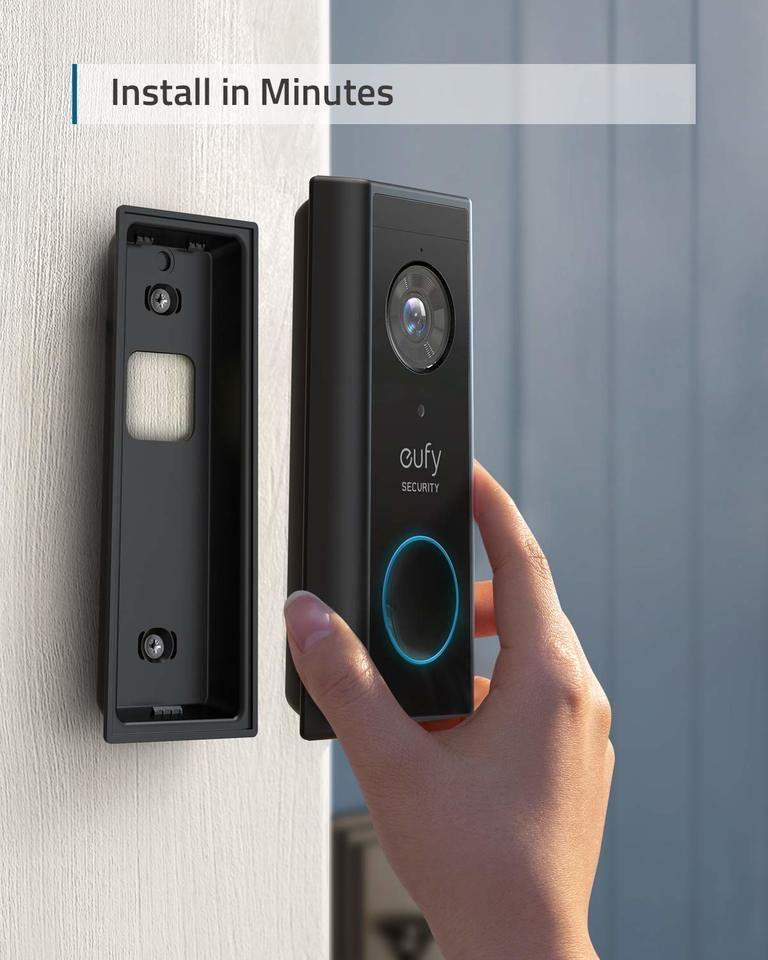 Eufy Video Doorbell 2K HD (Battery-Powered) Add-On Unit