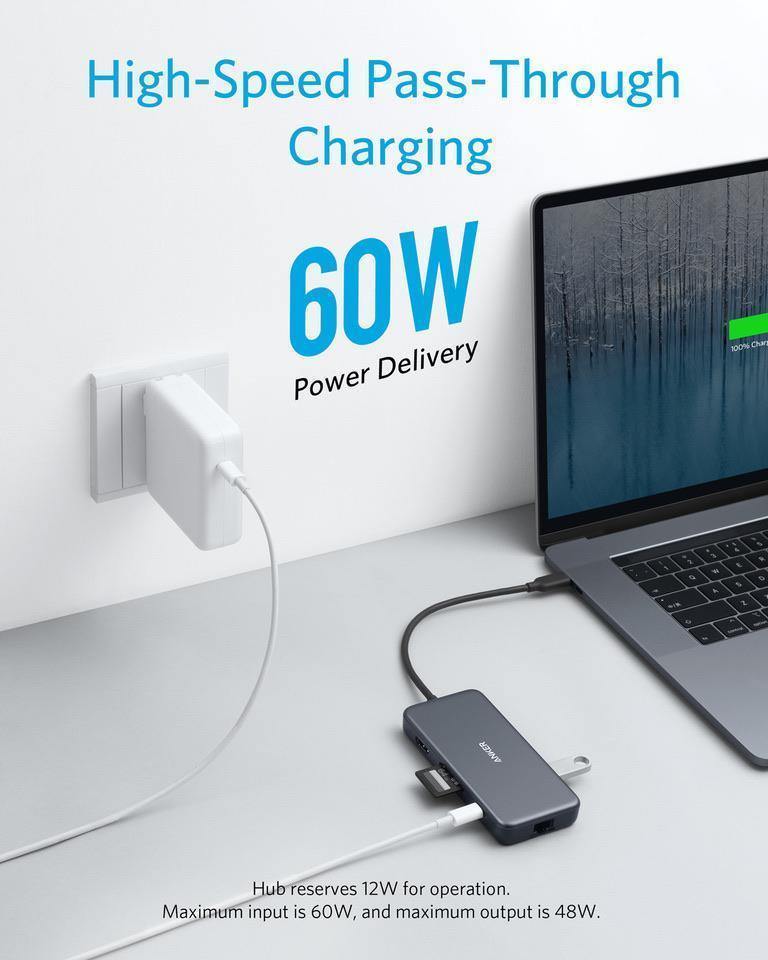 PowerExpand+ 7-in-1 USB-C PD Ethernet Hub - Anker Kuwait