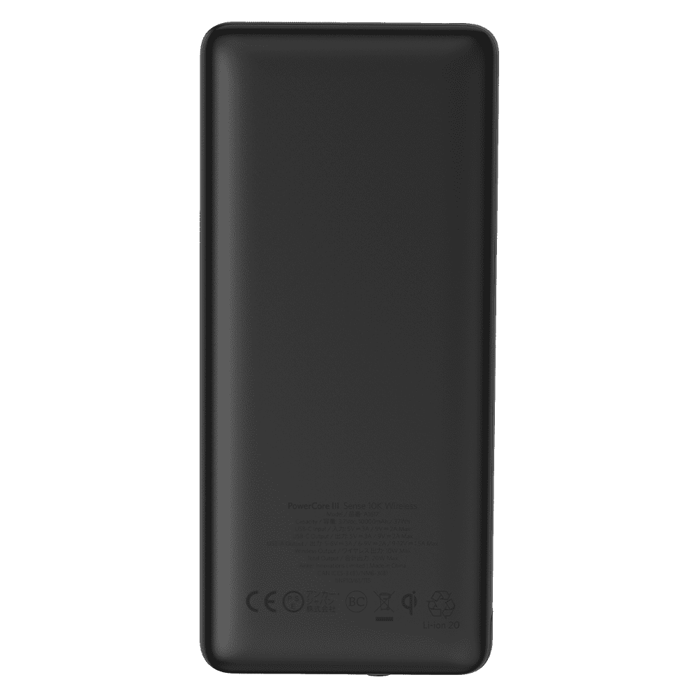 Anker PowerCore III Sense 10K Wireless -Black Fabric - the1kw