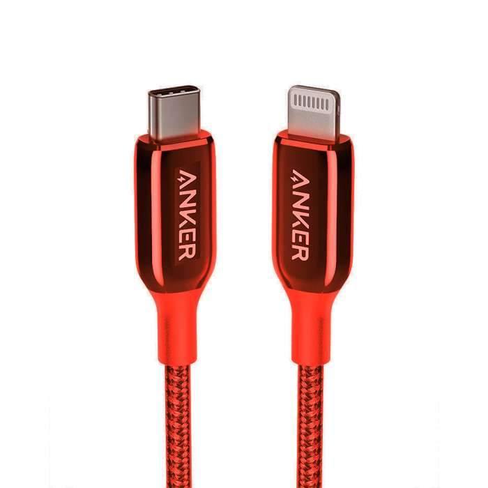 Anker PowerLine + III USB-C to Lightning -Red - Anker Kuwait